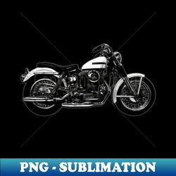 1968 harley-davidson xlch motorcycle graphic - vintage sublimation png download - create with confidence