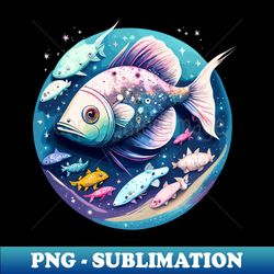 Gigant Fish in the sea - Digital Sublimation Download File - Spice Up Your Sublimation Projects