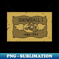 Snowball I - Sublimation-Ready PNG File - Transform Your Sublimation Creations
