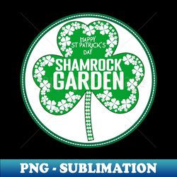 St Patricks Day Gardening - Happy St Patricks Day Shamrock Garden - Trendy Sublimation Digital Download - Defying the Norms
