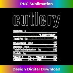 Thanksgiving Christmas Cutlery Nutritional Facts - Chic Sublimation Digital Download - Chic, Bold, and Uncompromising