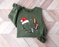 Christmas Heart Horse Sweatshirt,Christmas Tee,Christmas Gift,Funny Christmas Shirt,Horse Lover Shirt,Horse Christmas Sh
