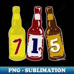 715 Beer - Vintage Sublimation PNG Download - Perfect for Personalization