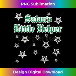 Satan's Little Helper Snowflake Pentagram Anti Christmas - Classic Sublimation PNG File - Ideal for Imaginative Endeavors