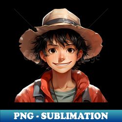 Reimagined Monkey D Luffy from One Piece - Creative Sublimation PNG Download - Spice Up Your Sublimation Projects