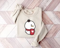 Cute Snowman Christmas Sweatshirt, Christmas Shirts, Snowman Shirt, Christmas Crewneck, Winter Shirt, Christmas Gift, Wo