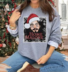Home Malone Sweatshirt, Ugly Christmas Sweathirt, Funny Christmas Sweathirt, Home Alone Sweathirt, Christmas Gift Idea,