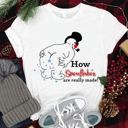 How Snowflake Are Really Made, Funny Snowman Shirt, Funny Christmas Shirt, Holiday Shirt, Winter Shirt, Snowflake Maker