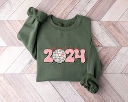 Hello 2024 Christmas Sweatshirt,Christmas Shirts,Hello 2024,New Year Shirt,New Years Eve Party Shirt,New Year 2024,Happy