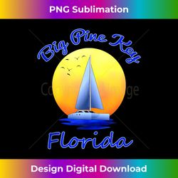 Set Sail into a Adventure Catamaran Big Pine Key Tank Top - Urban Sublimation PNG Design - Elevate Your Style with Intricate Details