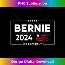 Vintage Bernie Sanders 2024 For President Election Campaign - Sleek Sublimation PNG Download - Tailor-Made for Sublimation Craftsmanship