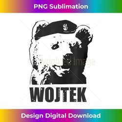 Wojtek Hero Bear Bear Wojtek Polish Long Sleeve - Crafted Sublimation Digital Download - Pioneer New Aesthetic Frontiers