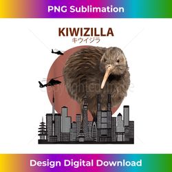 Kiwizilla Funny Kiwi T-  New Zealand Bird Lovers Gift - Eco-Friendly Sublimation PNG Download - Elevate Your Style with Intricate Details