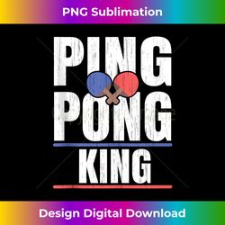 Office Champion Ping Pong T for Table Tennis Tank Top - Contemporary PNG Sublimation Design - Elevate Your Style with Intricate Details