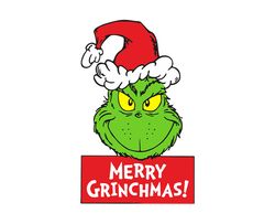 Grinch Christmas SVG, christmas svg, grinch svg, grinchy green svg, funny grinch svg, cute grinch svg, santa hat svg 209