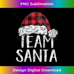 Team Santa Christmas Costume Gift Matching Family Claus Xmas - Vibrant Sublimation Digital Download - Lively and Captivating Visuals