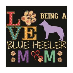 Love Being A Blue Heeler Mom Svg, Mother Day Svg, Mom Svg, Mother Svg, A Blue Heeler Mom Svg, Heeler Mom Svg, Happy Moth