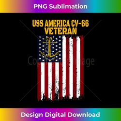 USS America CV-66 CVA-66 Aircraft Carrier Veteran's Day - Artisanal Sublimation PNG File - Elevate Your Style with Intricate Details