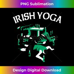 Irish Yoga  St. Patrick's Day - Edgy Sublimation Digital File - Crafted for Sublimation Excellence