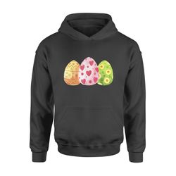 Cute Eggs Easter Day Family Matching Pajama Egg Hunting &8211 Standard Hoodie