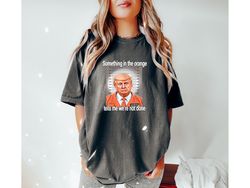 Trump Something In The Orange Comfort Colors Shirt , Trump Mugshot Shirt , Trump Mugshot Comfort Colors Shirt , Tells Me