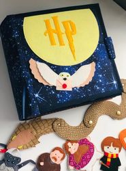 Harry Potter, Magical Handmade Felt Books for Harry Potter, Fans and Wizardry Enthusiasts, Made to order
