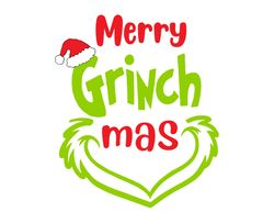 Grinch Christmas SVG, christmas svg, grinch svg, grinchy green svg, funny grinch svg, cute grinch svg, santa hat svg 229
