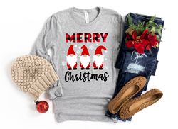 Merry Christmas Shirt,Christmas Gnomes Shirt, Cute Gnomies Christmas Shirt,Christmas Family Shirt,Christmas Gift,Holiday