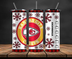 Kansas City Chiefs Christmas Tumbler Png, NFL Merry Christmas Png, NFL, NFL Football Png 16