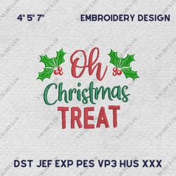 Merry Christmas 2023 Embroidery Machine Design, Christmas Tree Embroidery Design, Instant Download