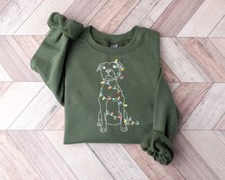 Christmas Dog Sweatshirt, Dog Owner Christmas Gift, Pitbull Christmas Shirt, Pitbull Mom Gift, Christmas Crewneck, Holid