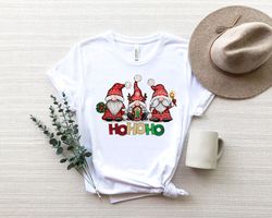 Christmas Gnomes Ho Ho Ho Shirt,Christmas Family Shirt,Christmas Gnomes Shirt,Merry Christmas Gnomes Shirt,Christmas Shi