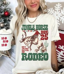 Giddy Up Jingle Horse Pick Up Your Feet Shirt, Western Christmas Shirt, Western Christmas Family Shirt