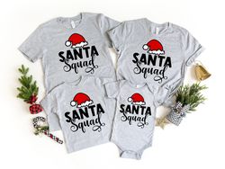 Christmas Santa Squad Shirt,Christmas Sweatshirt,Family Matching Christmas Shirt,Christmas Shirt,Christmas Gift,Holiday