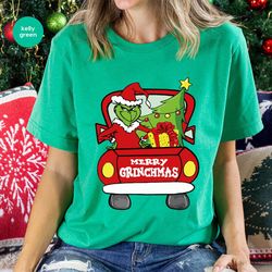 Christmas Grinch Shirt, Christmas Movie Sweatshirt, Holiday Grinch Clothing, Funny Christmas Gifts, Grinchmas T-Shirts,