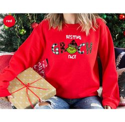 Christmas Grinch Sweatshirt, Sarcastic Christmas Hoodies, Holiday Clothing, Christmas Gift, Christmas Movies Long Sleeve
