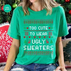 Christmas Shirts, Christmas Sweatshirts, Merry Christmas Gifts, Holiday T Shirts, Gift for Girlfriend, Womens Clothing,