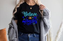 Believe in Miracles Shirt, Christmas Hanukkah, Hanukkah Shirt, Jewish Shirt, Happy Hanukkah, Hanukkah Gift, Chanukah Shi