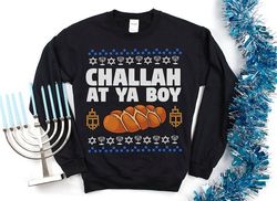 Challah Ugly Sweater, Hanukkah Ugly Sweater, Hanukkah Shirt, Chrismukkah Ugly Sweater,Jewish Ugly Sweater,Jewish Shirt,