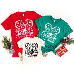 Custom Disney Christmas Shirt, Customized Disney Squad Sweatshirt, Disney World T Shirt, Personalized Christmas Shirt, D