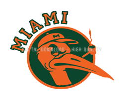 Miami HurricanesRugby Ball Svg, ncaa logo, ncaa Svg, ncaa Team Svg, NCAA, NCAA Design 162
