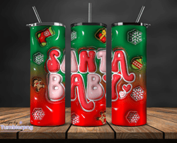 Grinchmas Christmas 3D Inflated Puffy Tumbler Wrap Png, Christmas 3D Tumbler Wrap, Grinchmas Tumbler PNG 59