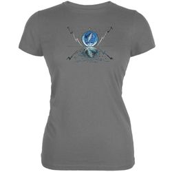Grateful Dead &8211 Blue Moon Grey Juniors T-Shirt