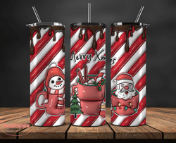 Grinchmas Christmas 3D Inflated Puffy Tumbler Wrap Png, Christmas 3D Tumbler Wrap, Grinchmas Tumbler PNG 75
