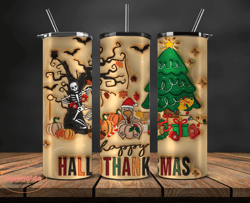 Grinchmas Christmas 3D Inflated Puffy Tumbler Wrap Png, Christmas 3D Tumbler Wrap, Grinchmas Tumbler PNG 107