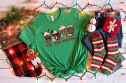 Tis The Season Coffee Sweatshirt, Coffee Snowman Shirt, Christmas Coffee Tshirt, Christmas Latte Tshirt, Christmas Drink