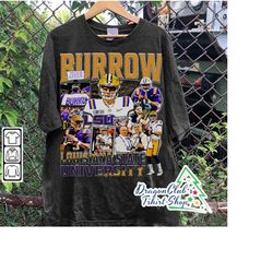 Vintage 90s Graphic Style Joe Burrow T-Shirt - Joe Burrow T-Shirt - Retro American Football Oversized T-Shirt Football B