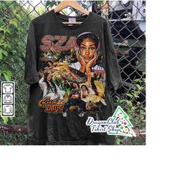 Vintage 90s Graphic Style SZA Good Days T-Shirt - SZA Good Days T-Shirt - Retro American Rapper Oversized T-Shirt Rap Hi