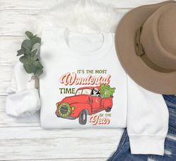 Its the Most Wonderful Time of the Year Christmas Crewneck Sweatshirt, Christmas Party Shirt, New Year Sweater, Xmas Hol