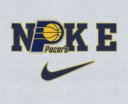 Nike Indiana Pacers Svg, Stitch Nike Embroidery Effect, NBA Logo, Basketball Svg, NBA, Nike Nba Design 29